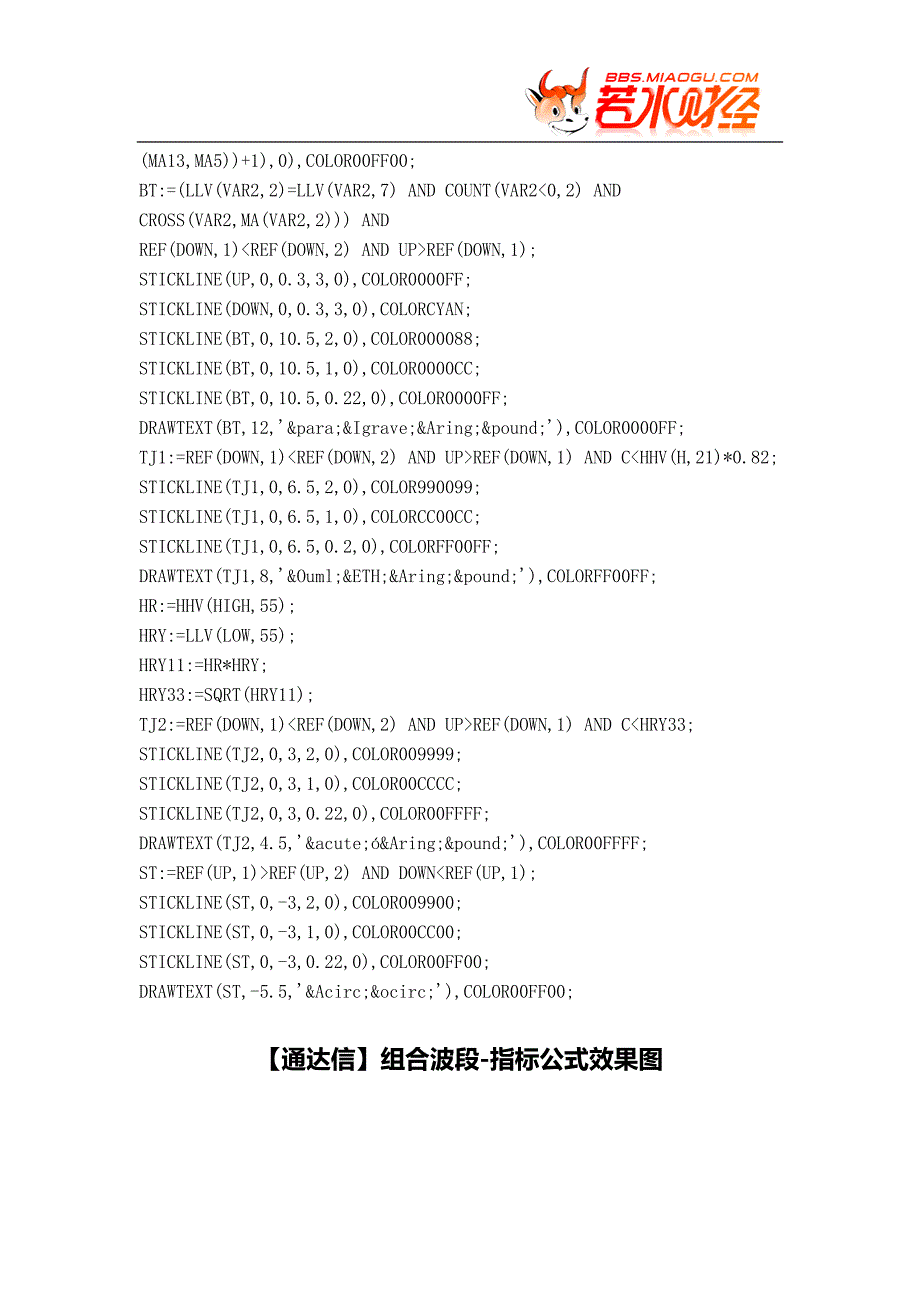 【股票指标公式下载】-【通达信】组合波段_第2页