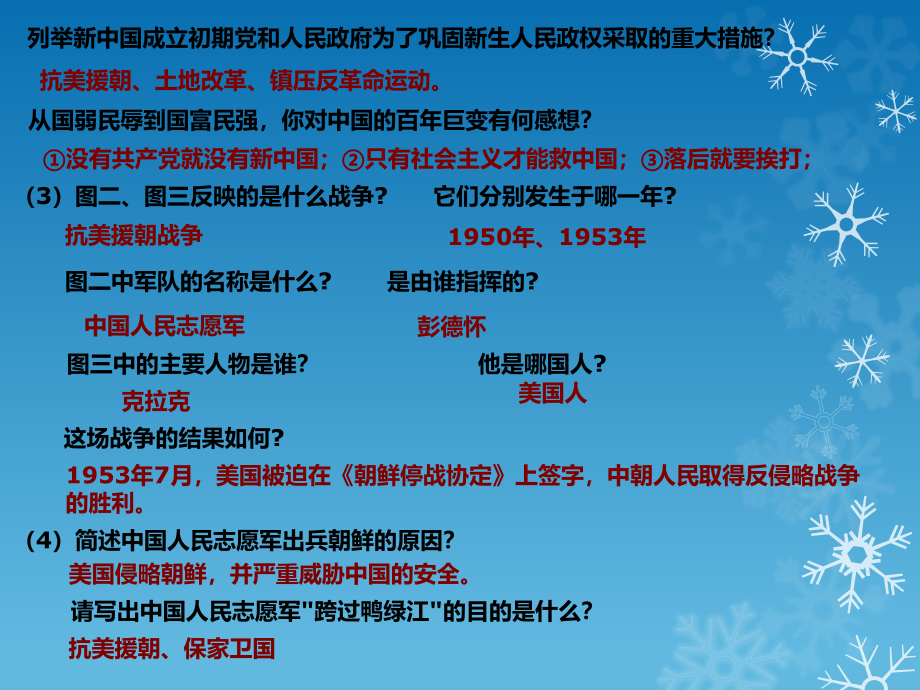 中华书局版八年级历史下册总复习材料题ppt课件_第2页