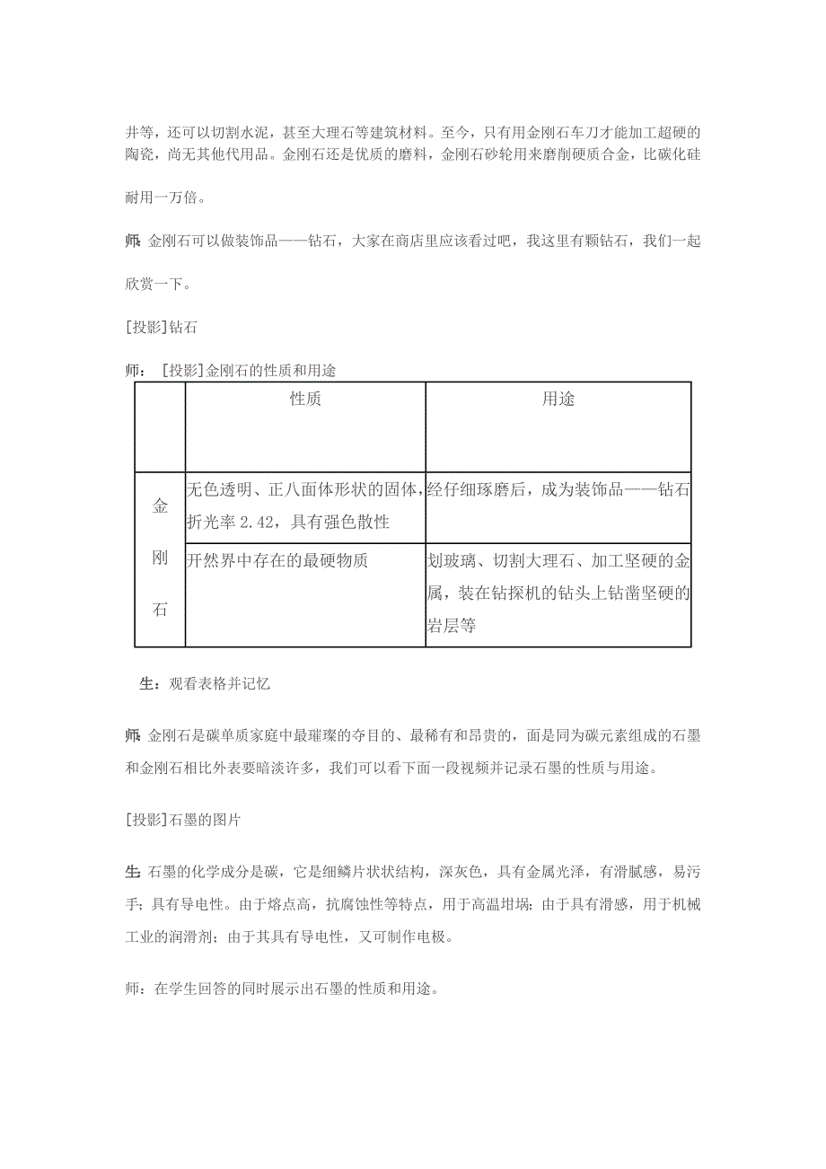 金刚石 石墨  c60课堂实1_第2页