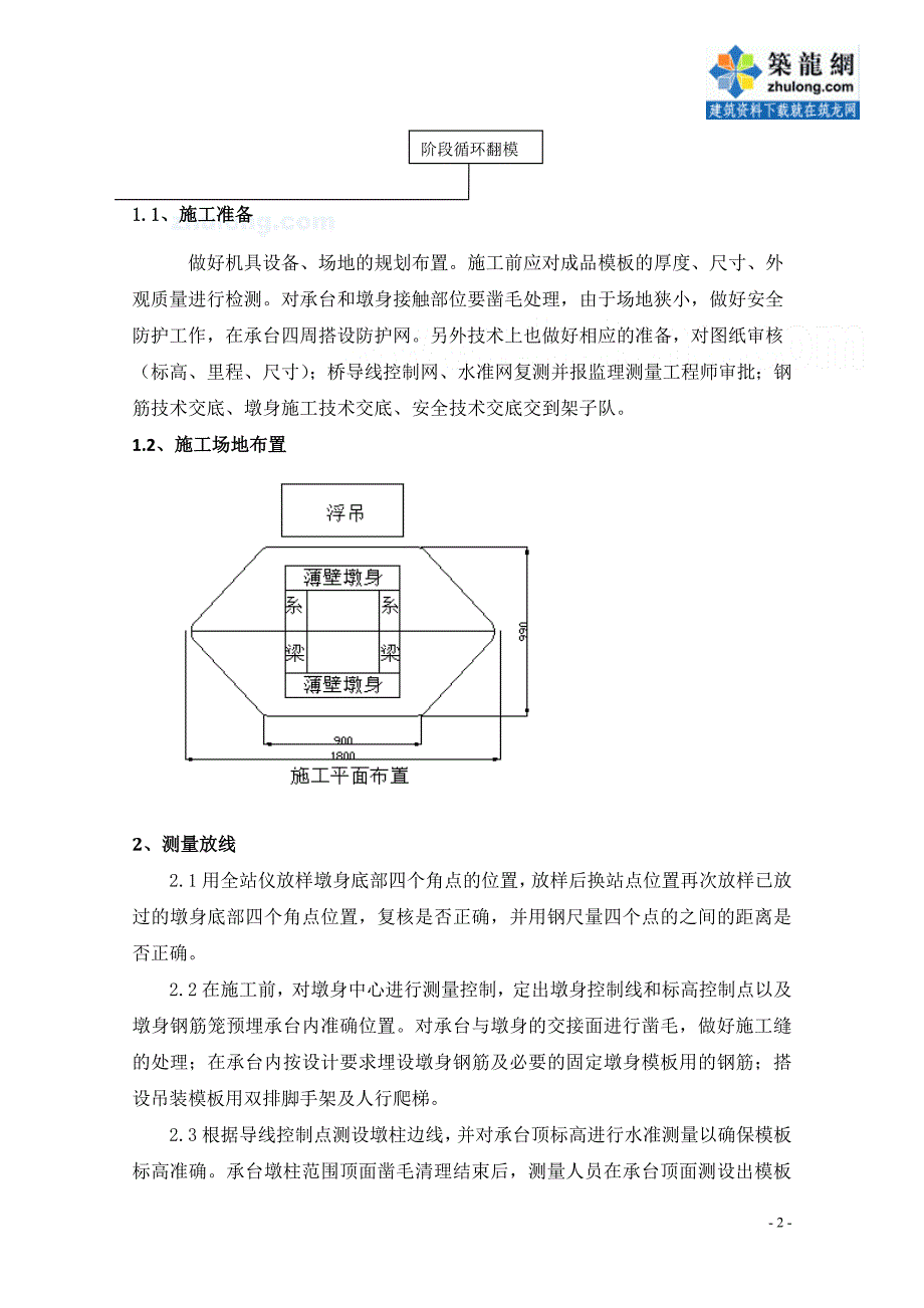 板式矩形双薄壁墩施工方案_第4页