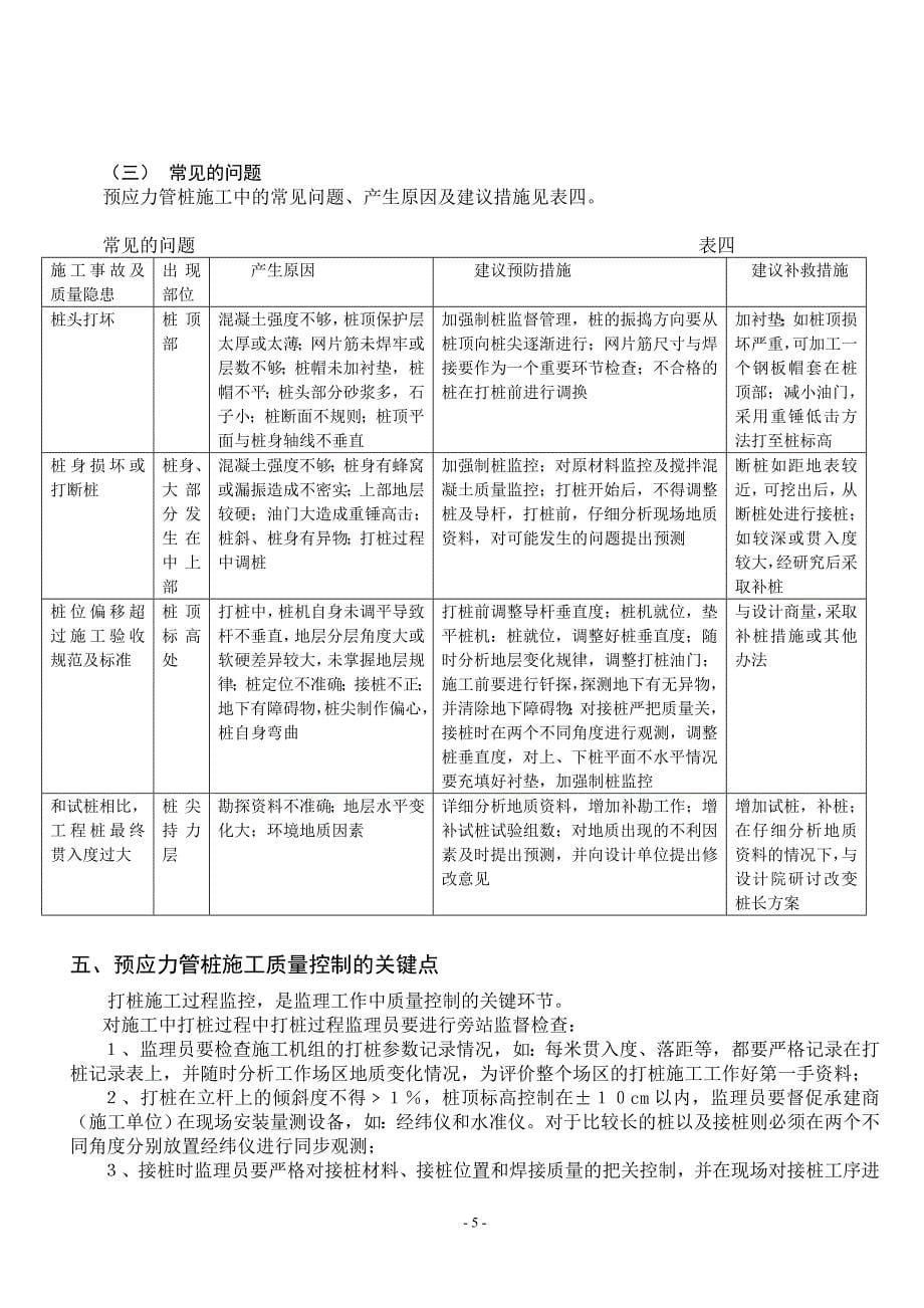 锤击桩桩基础监理细则_第5页