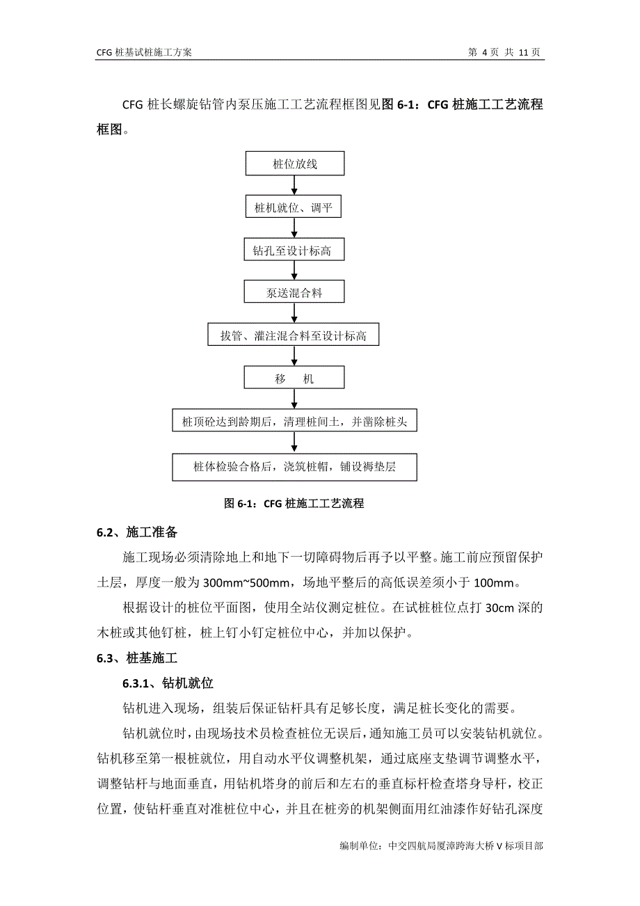 福建某跨海大桥cfg桩基试桩施工_第4页