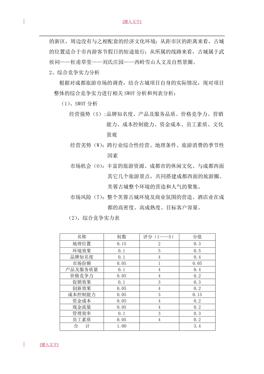 关于芙蓉古城的经营销售_第2页