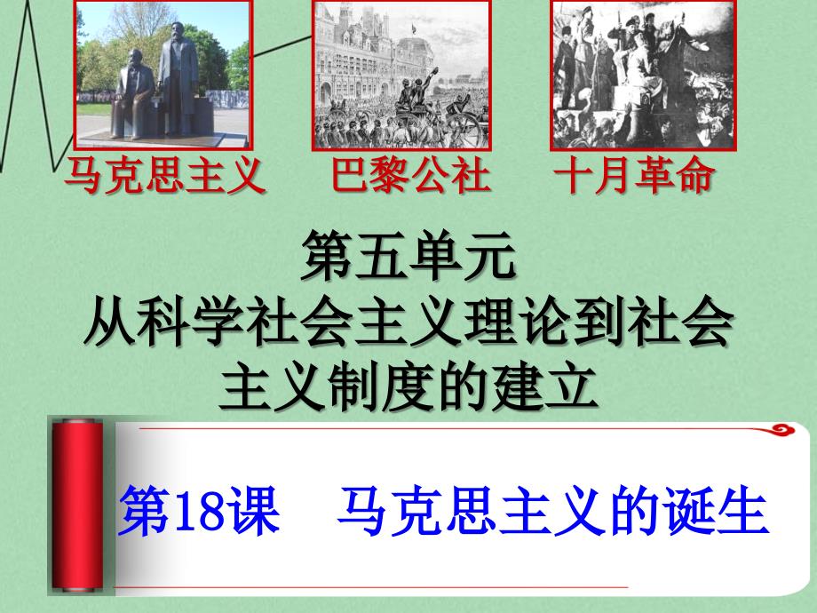 山东省2015年高中历史 第18课 马克思主义的诞生课件1 岳麓版必修1_第4页