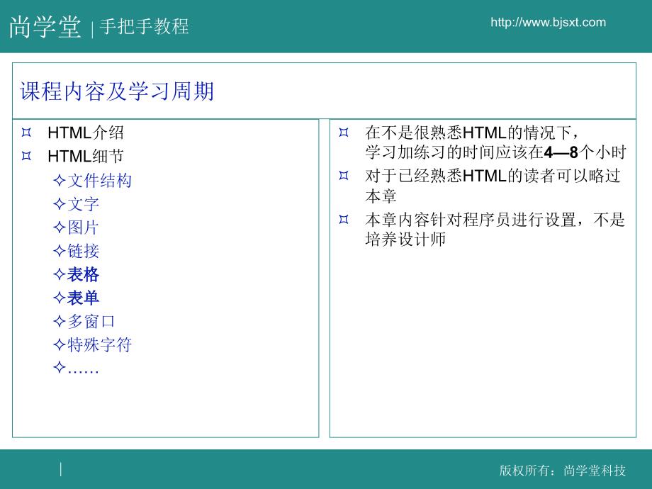 尚学堂html+css+javascript教程课件_第2页