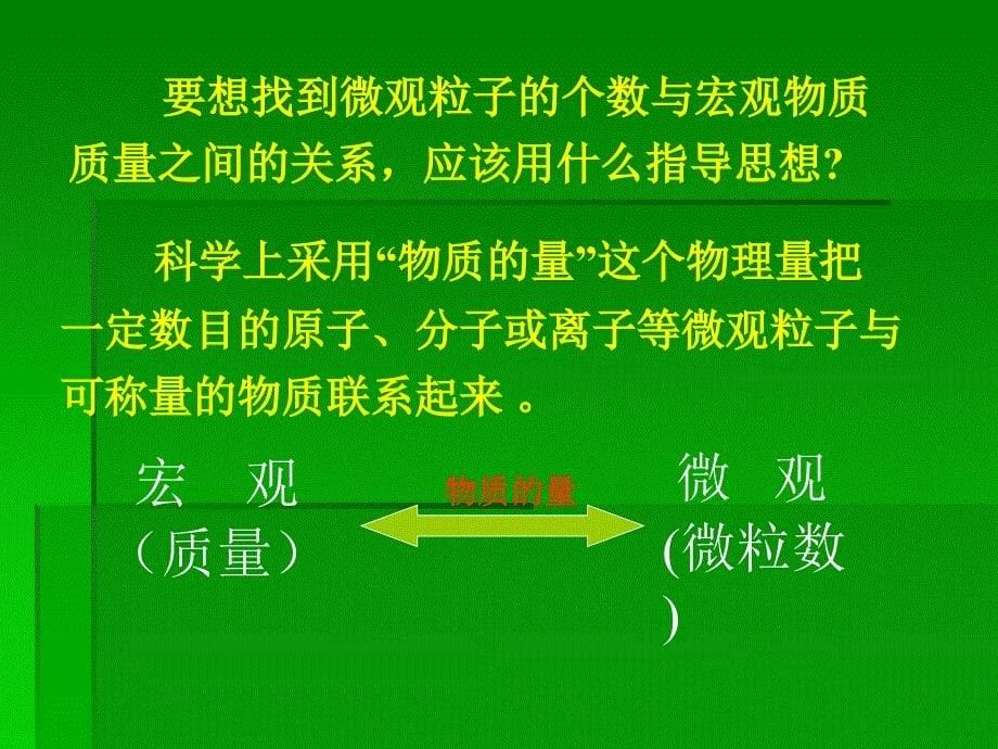 高一化学《化学中常用的物理量——物质的量》PPT课件_第5页