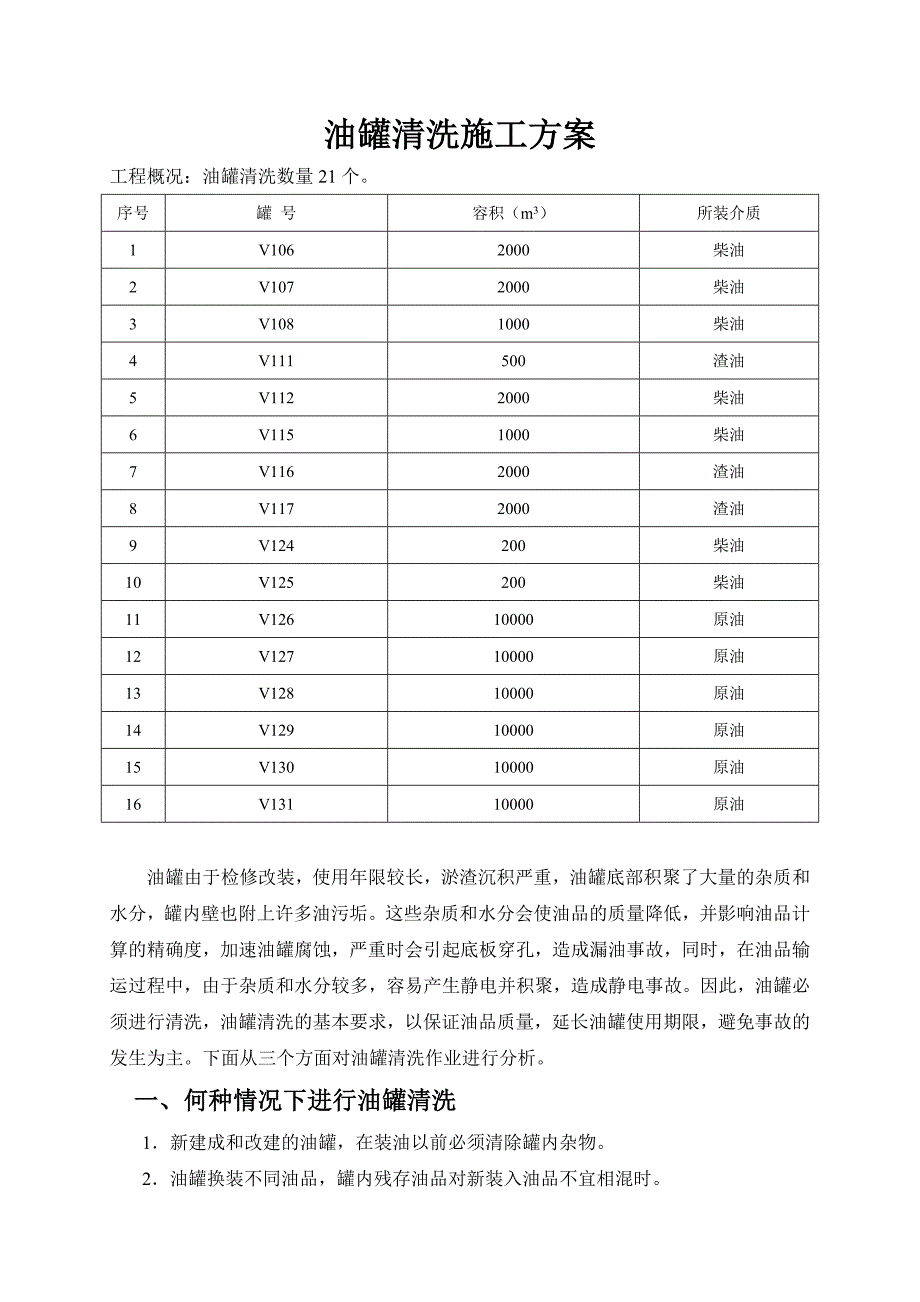 油罐清洗施工方案_第1页