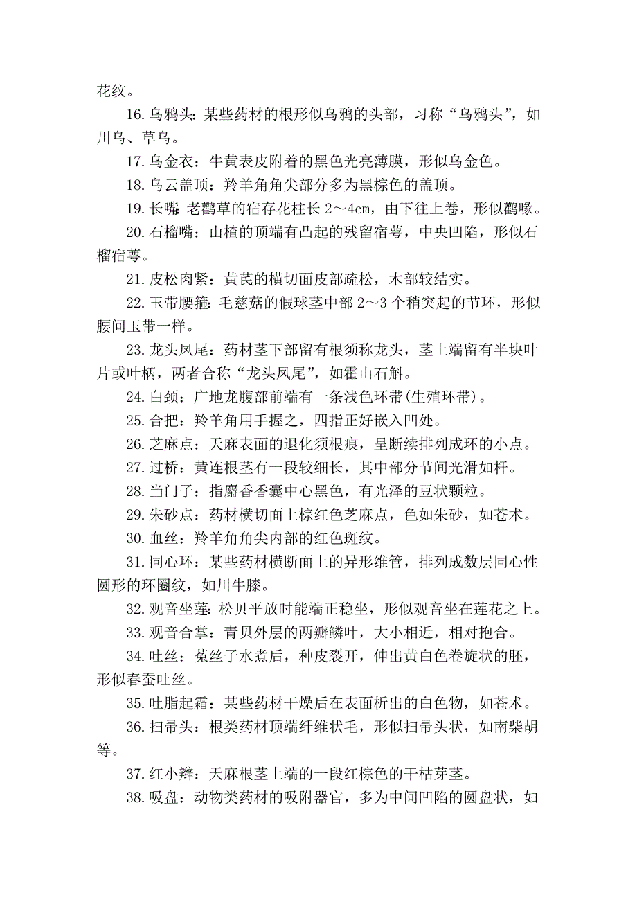 中药材性状鉴别经验术语100例_第2页