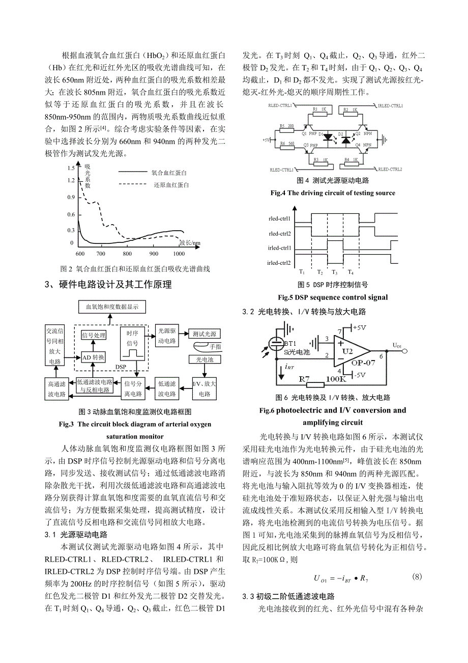 一种人体无创动脉血氧饱和度检测电路设计_第2页