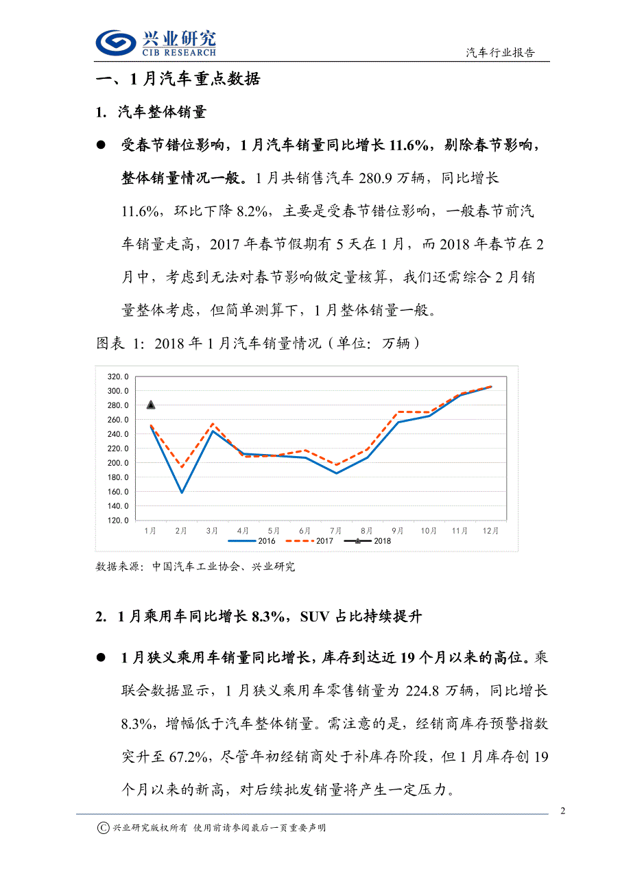 汽车行业1月车市跟踪：春节错位影响下汽车销量同比增长11.6％_第2页