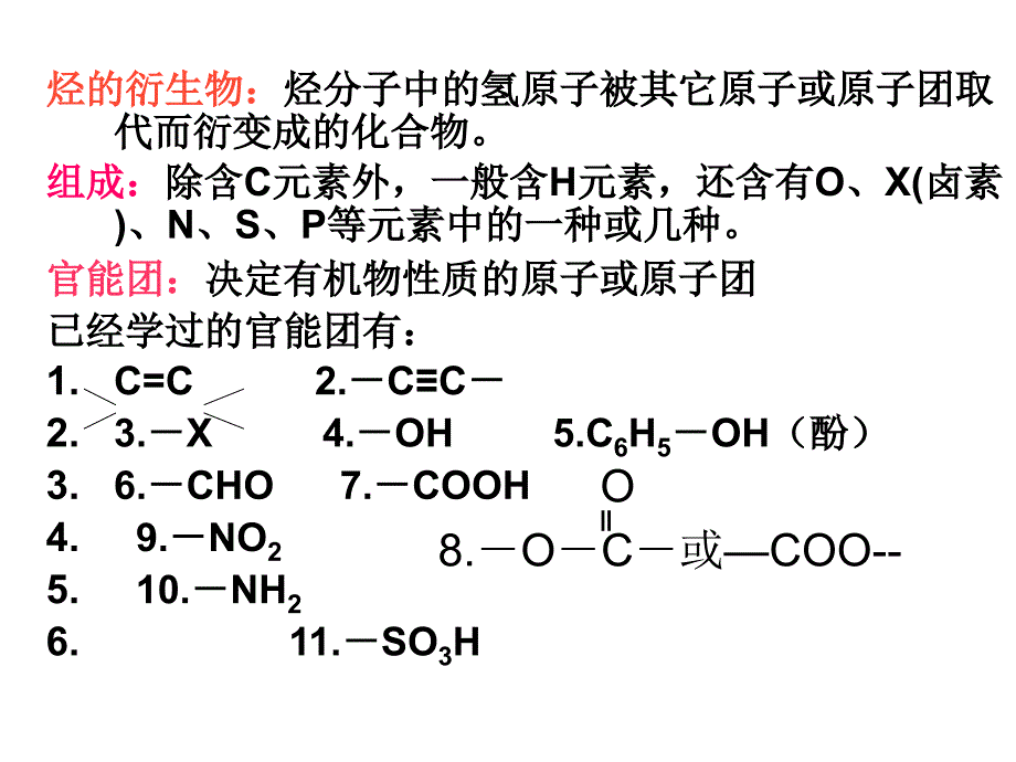 烃的衍生物复习1_第2页