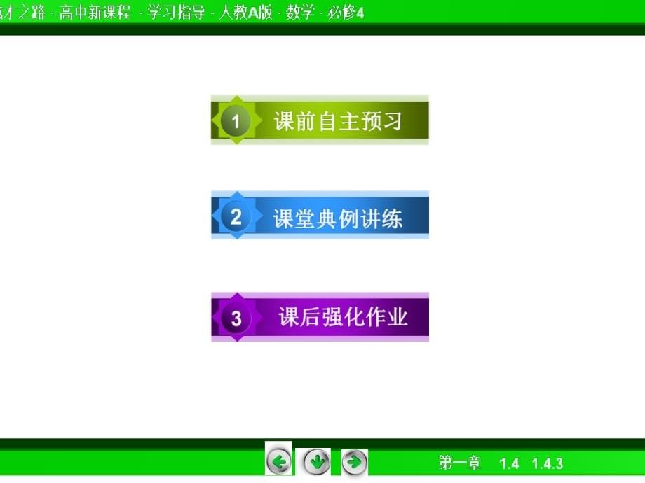 2014《成才之路》高一数学(人教a版)必修4课件：1-4-3 正切函数的性质与图象_第5页