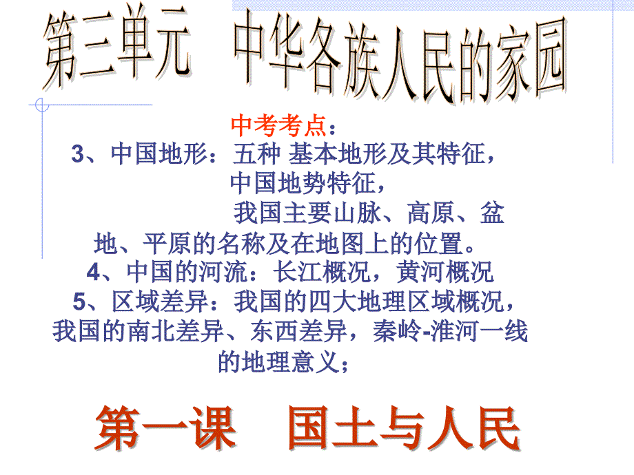 中华各族人民的家园复习课件_第2页