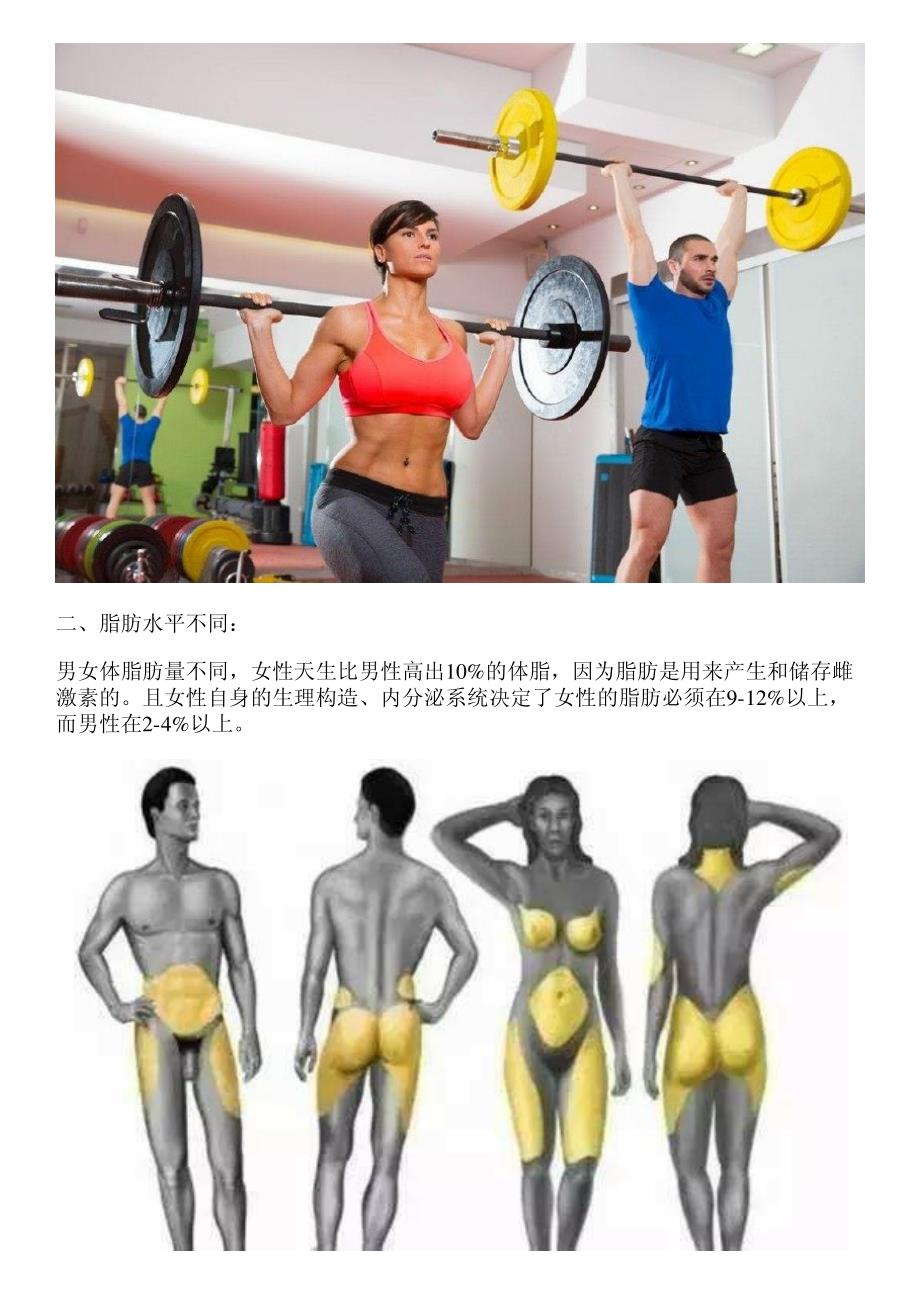 男女健身的4大区别_第2页