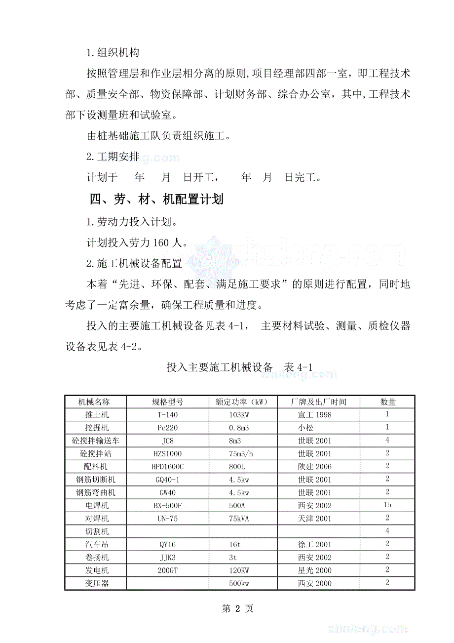 河北某预应力混凝土桥钻孔灌注桩施工方案_第2页