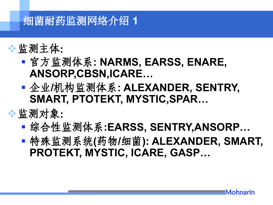 细菌耐药监测与基础网2006-2007年度结果 肖永红_第3页