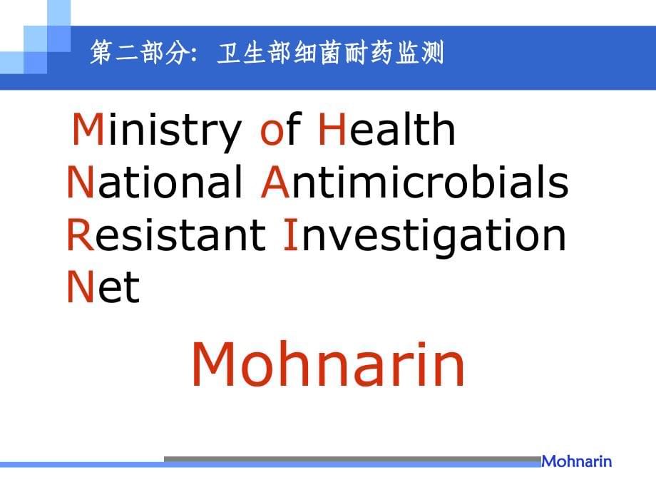 细菌耐药监测与基础网2006-2007年度结果 肖永红_第5页