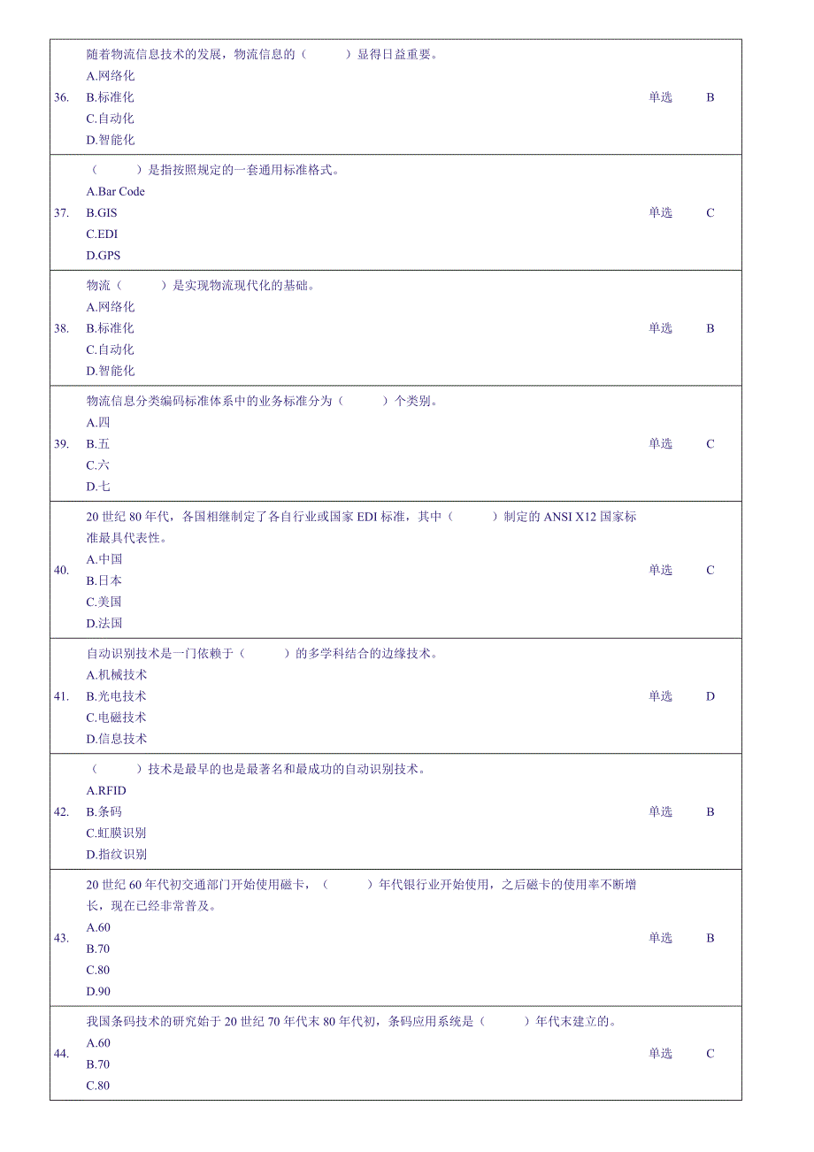 物流信息管理网上记分作业_第4页