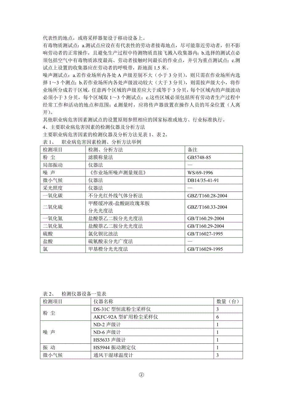 职业病危害预评价方案模板5_第3页