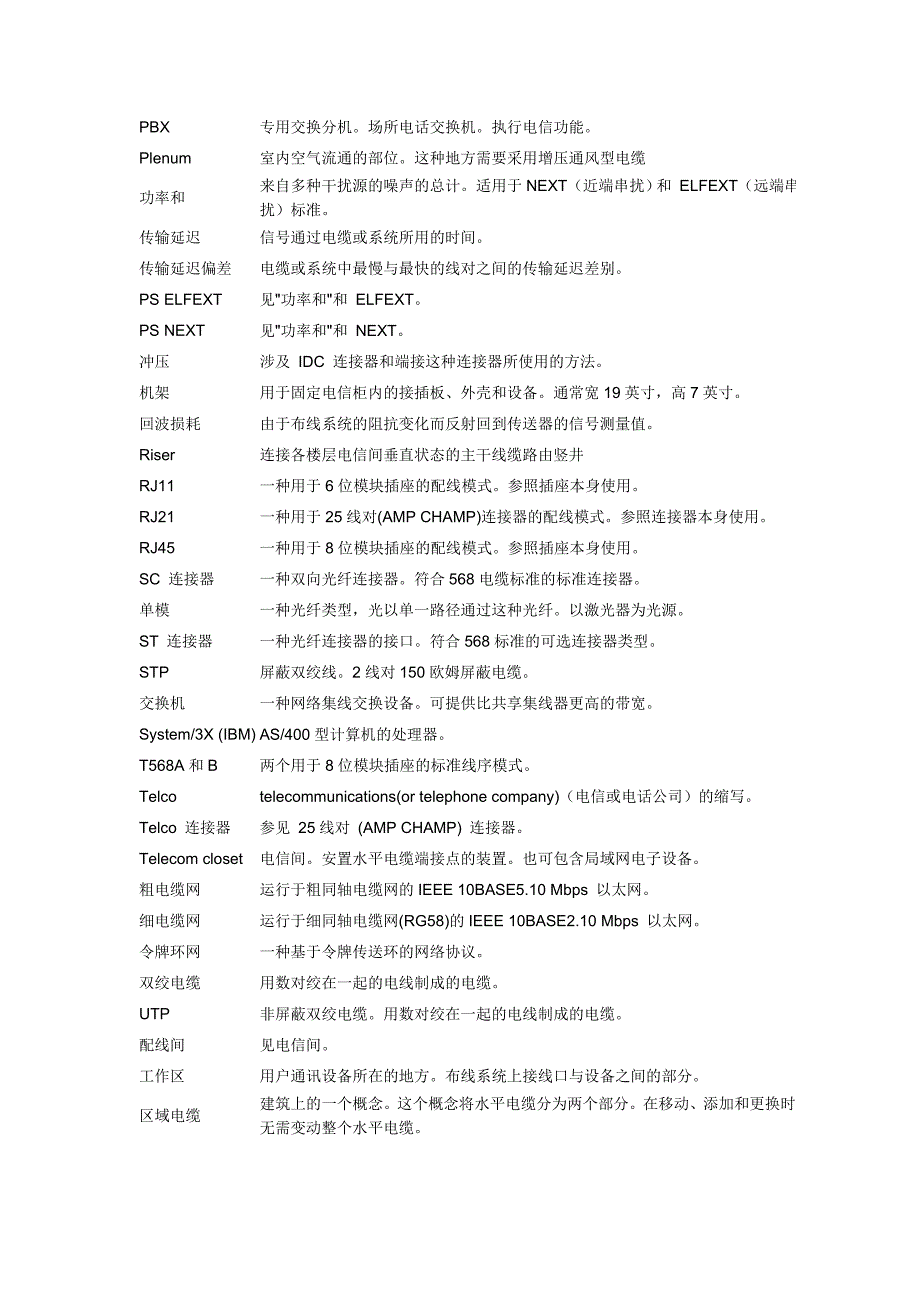 综合布线中的术语_第3页