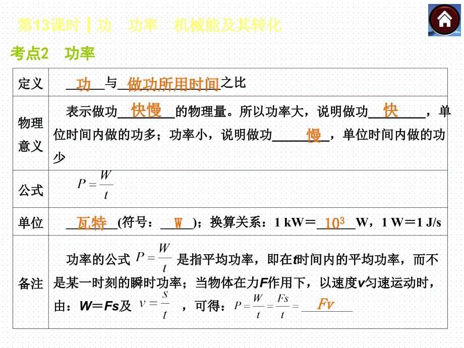 功 功率 机械能及其转化_第5页