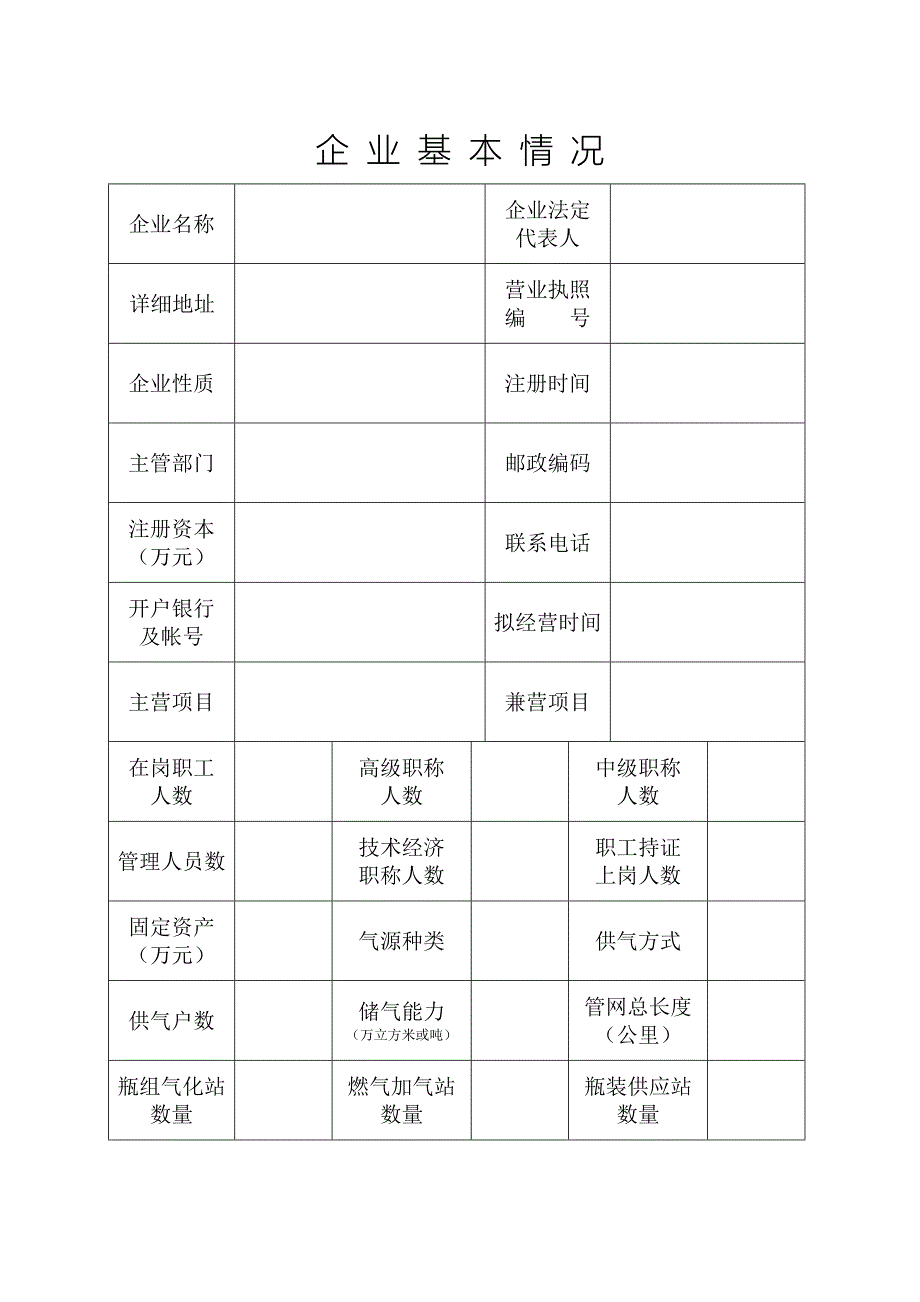 辽宁省燃气经营许可证申请表_第2页