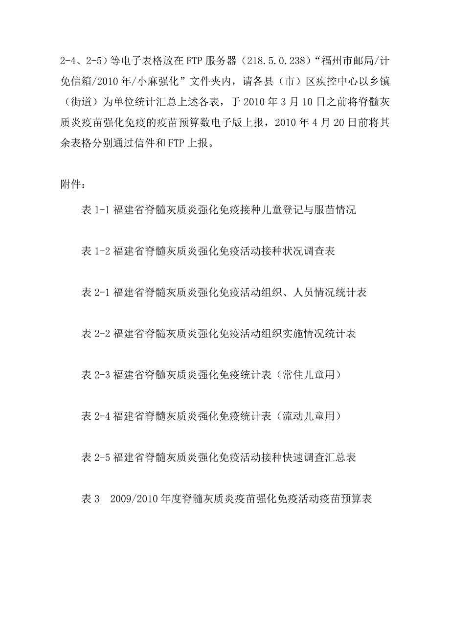 2009-2010年度福州市脊髓灰质炎疫苗强化免疫运动实施计划_第4页