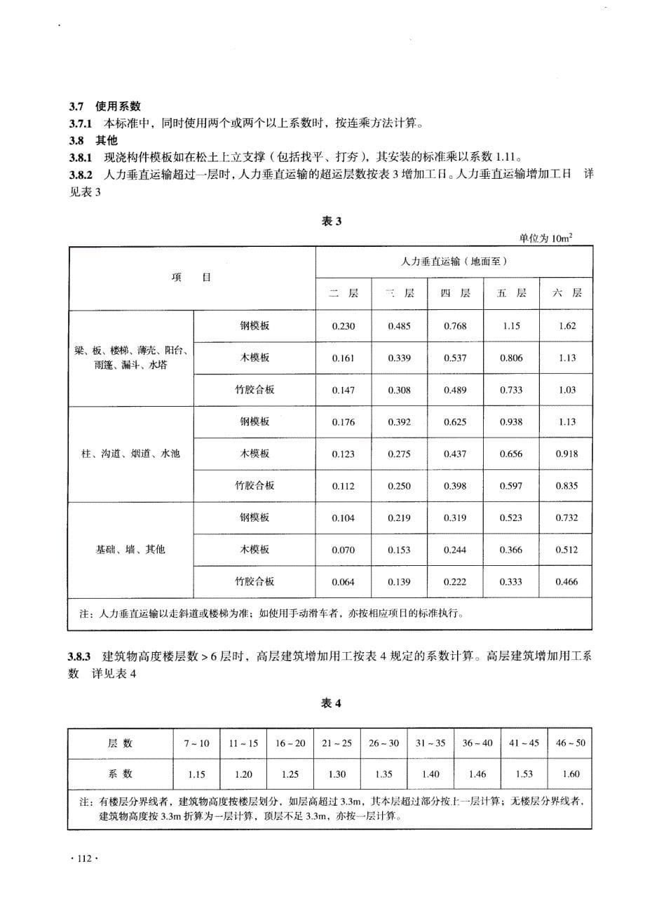 ld／t 72.6—2008 建设工程劳动定额：建筑工程—模板工程_第5页