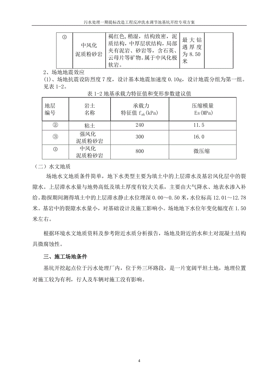 深基坑开挖专项施工方案反冲洗水调节池(专家论证)_第4页