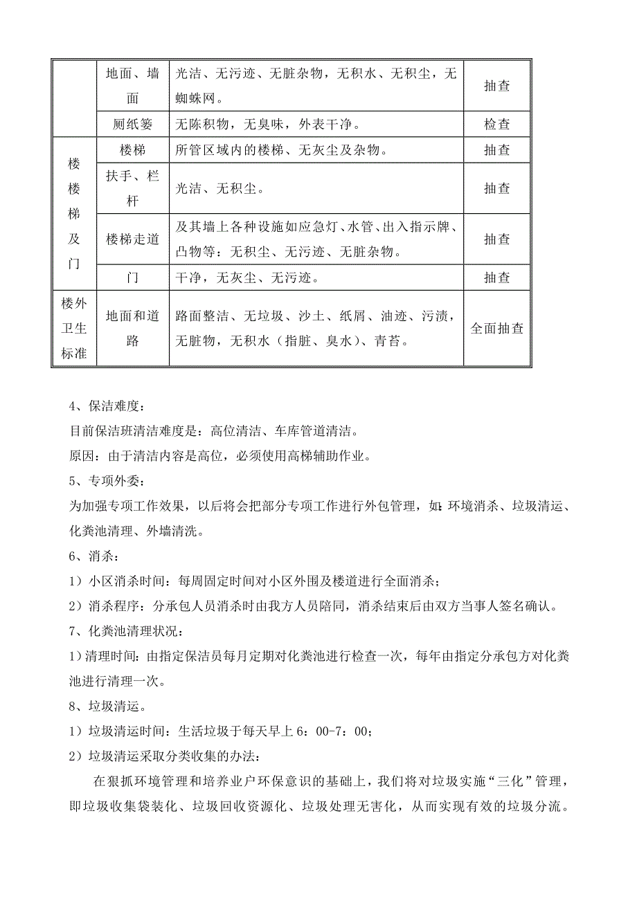 某小高层小区保洁管理_第3页