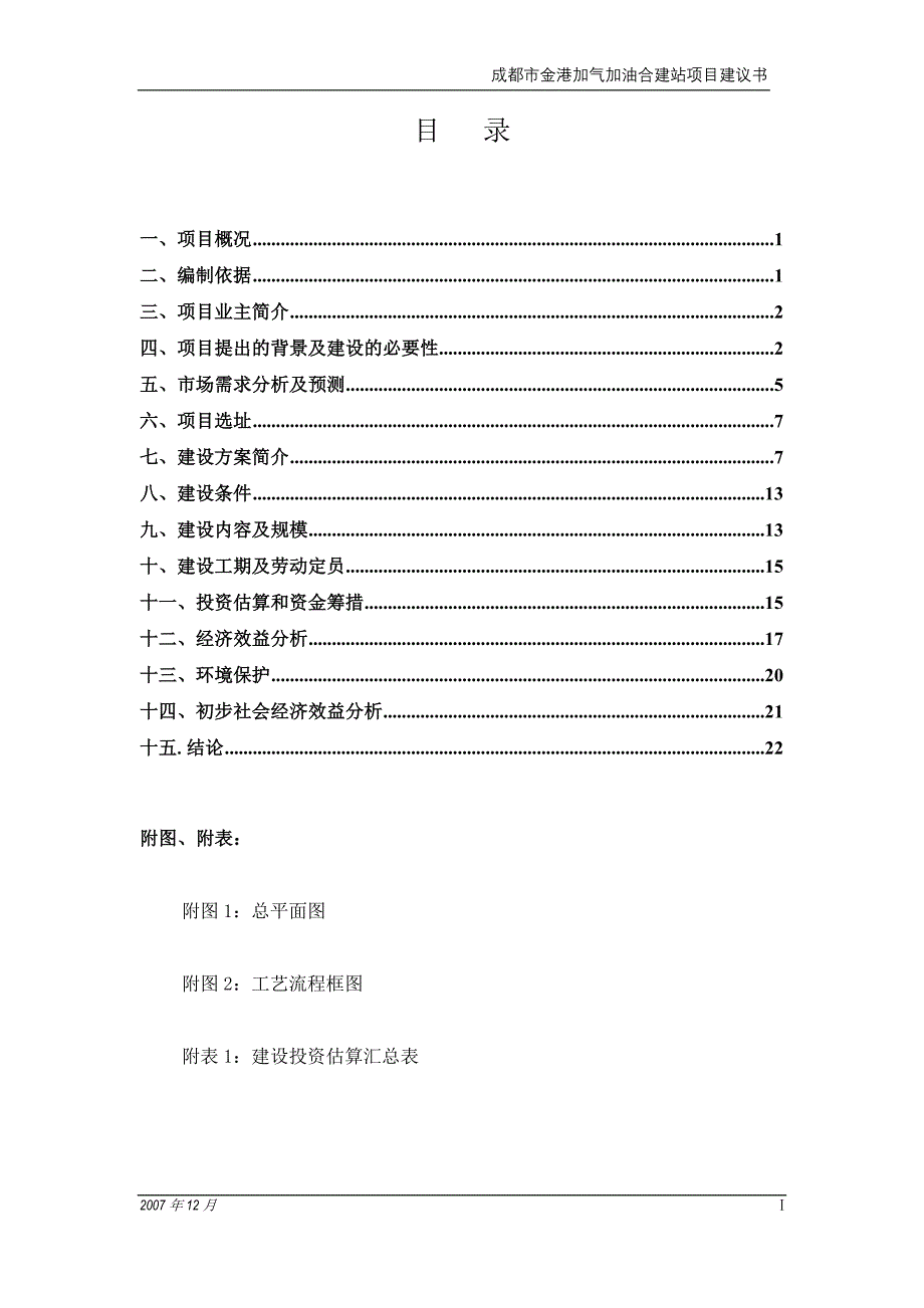 成都益扬燃料投资有限公司项目建议书_第1页