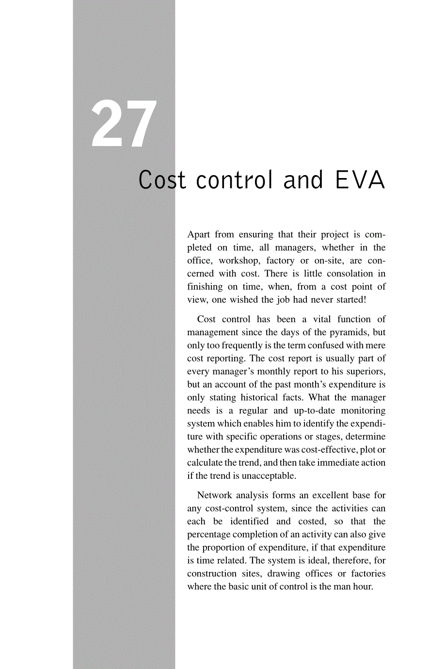 project planning and control：cost control and eva_第1页