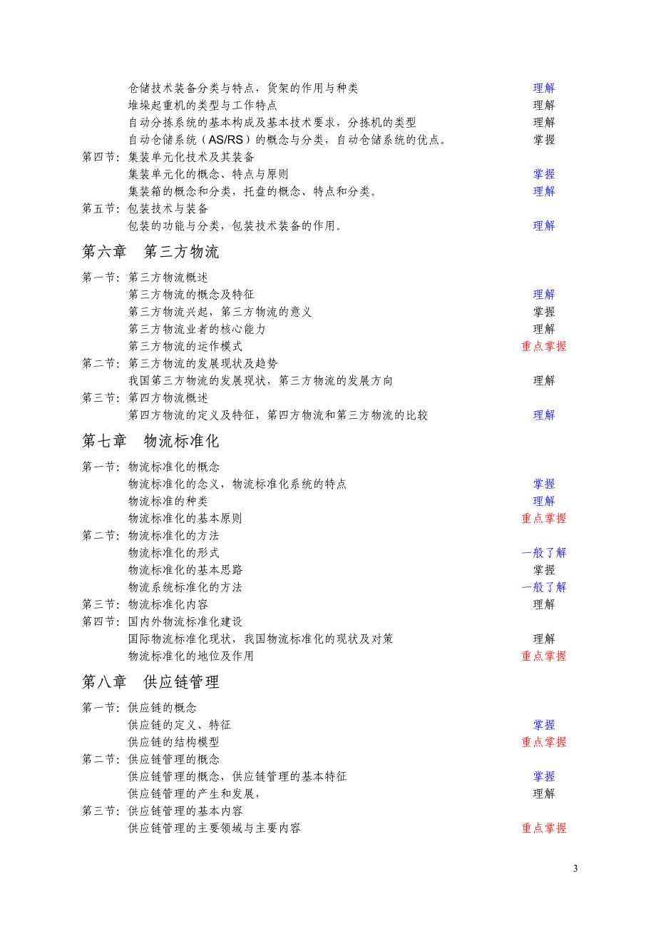 物流师培训大纲_第3页