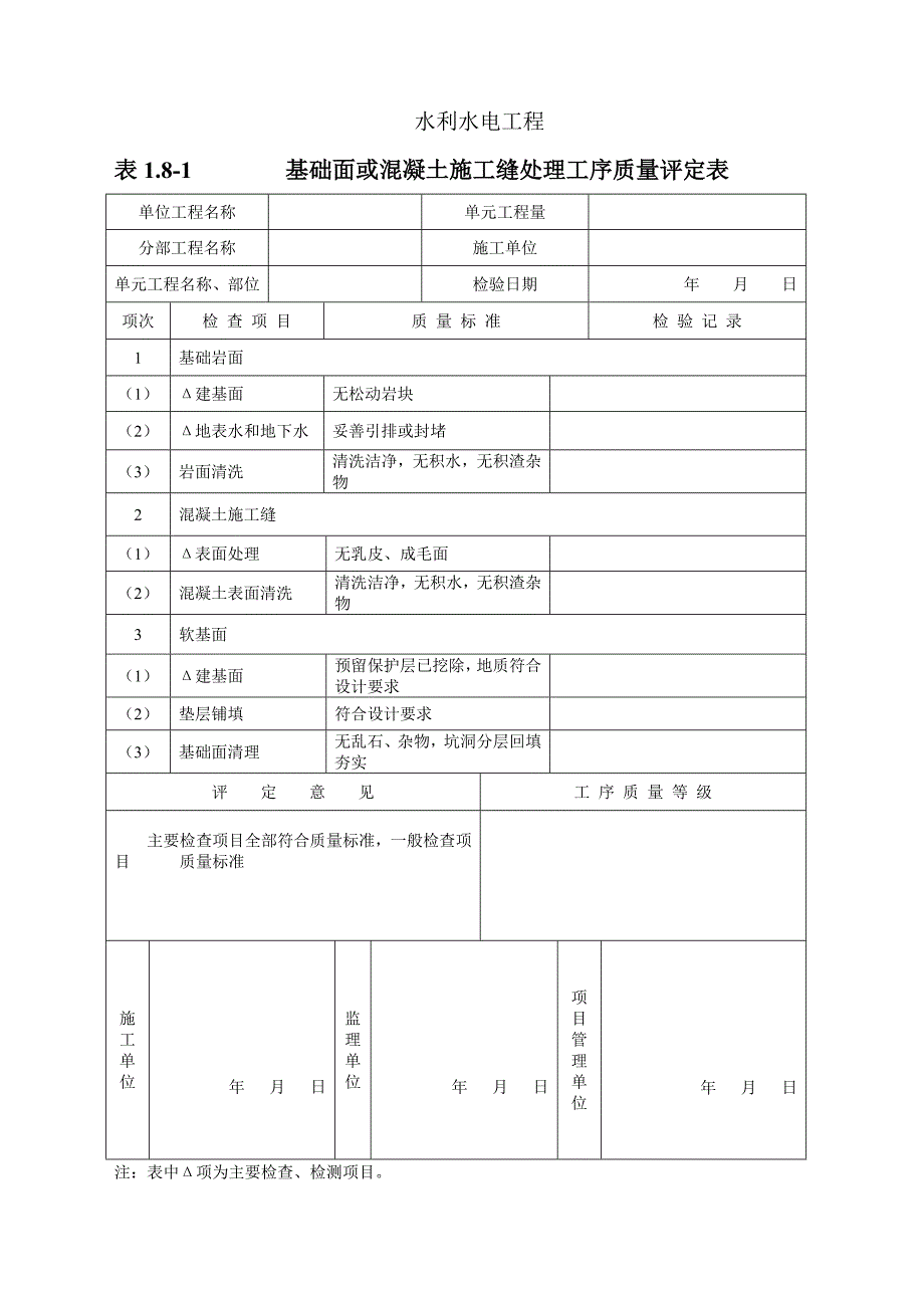 碾压砼施工质量评定表格_第2页