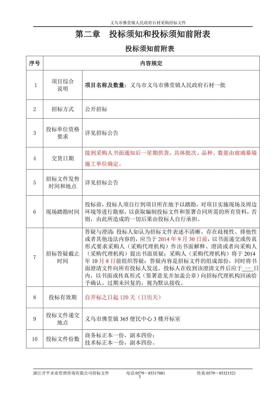 义乌市佛堂镇人民政府石材采购_第5页