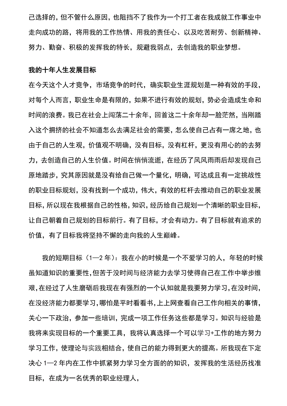 我的十年职业计划_第2页