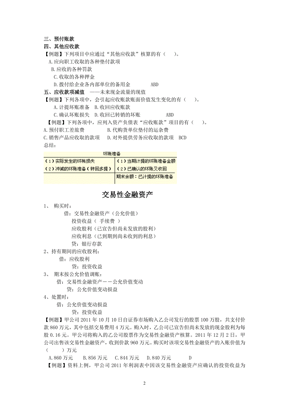 2012年初级实务复习资料李秀真_第2页