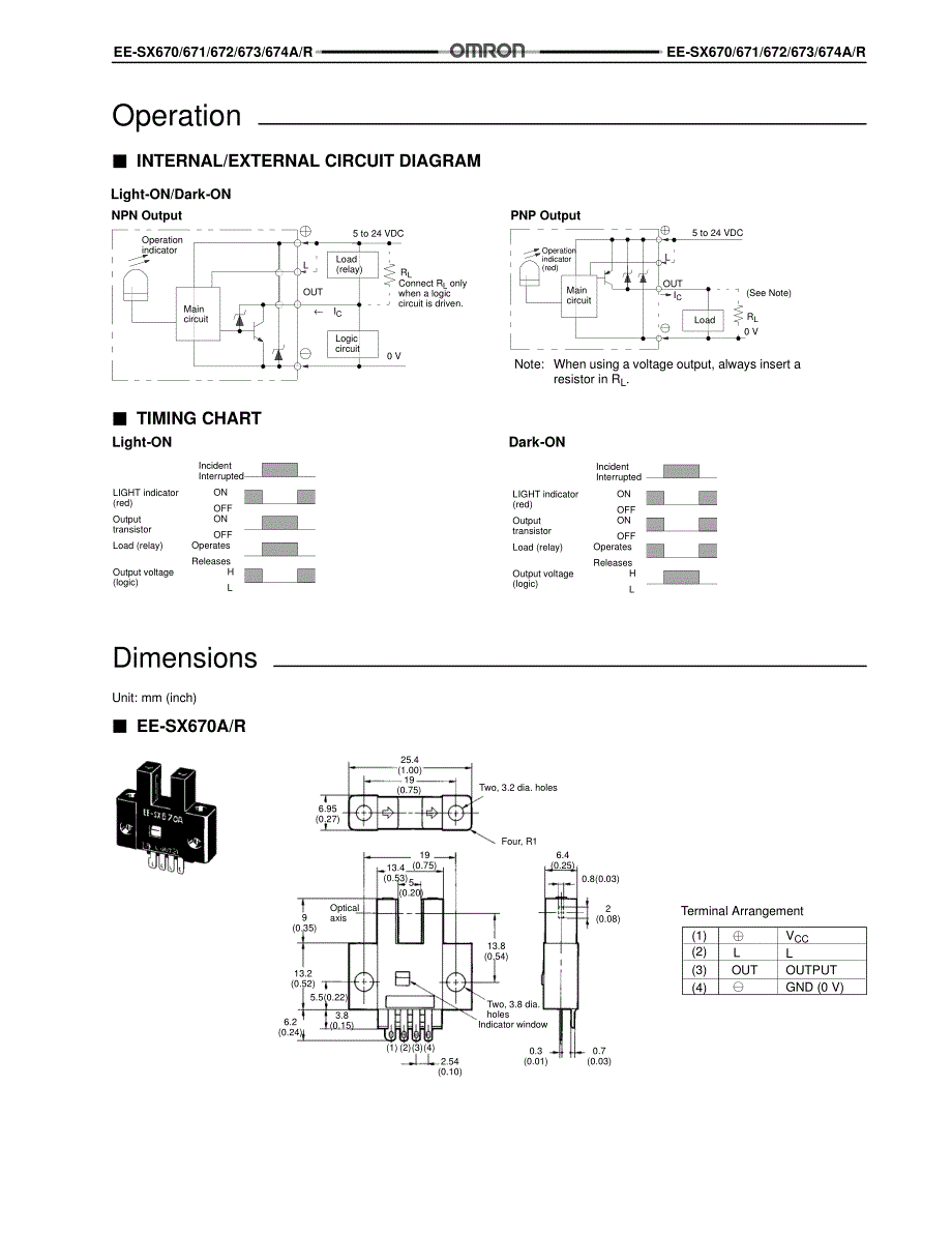 光电开关部件ee-sx670ar系列_第4页