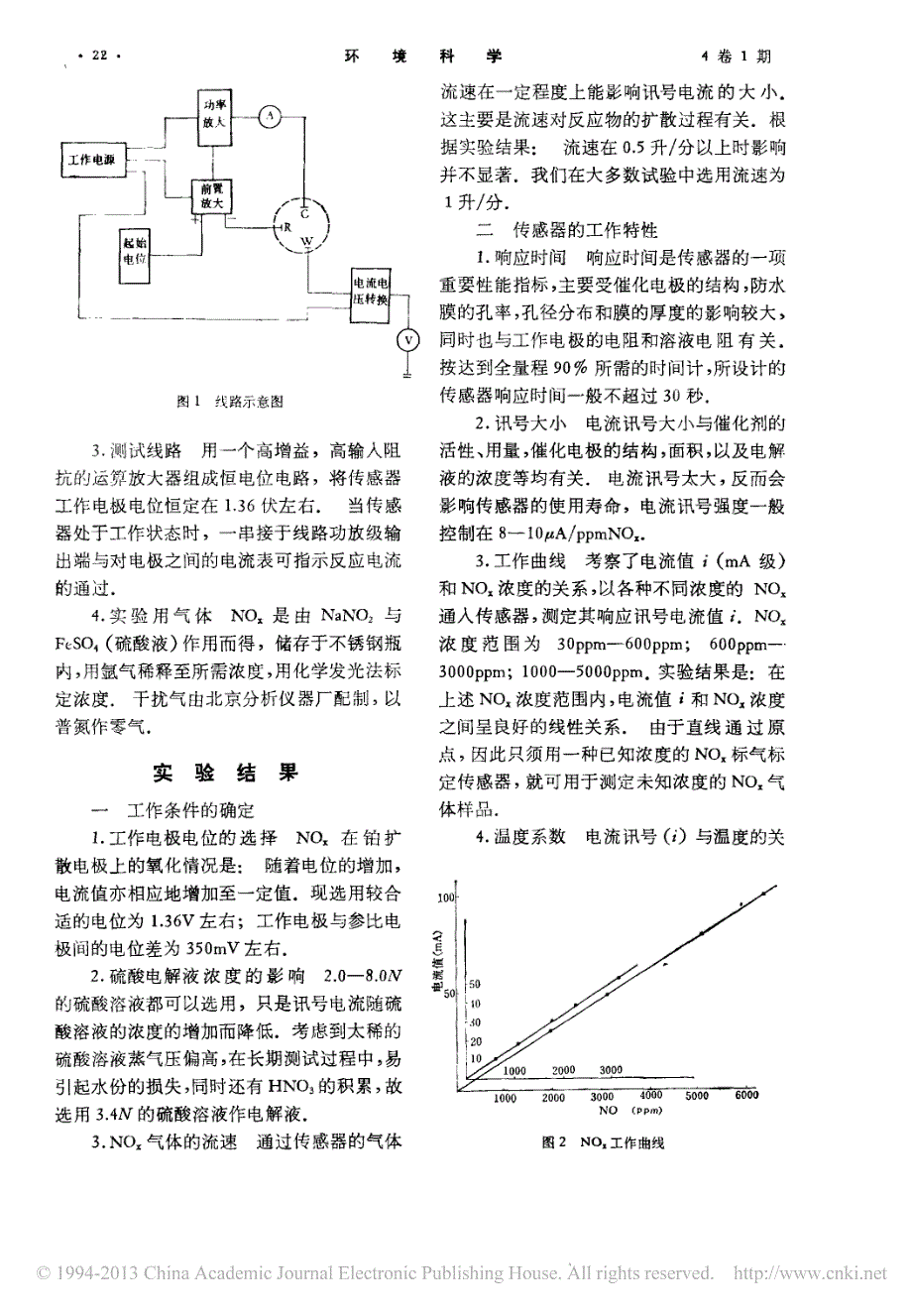 氮氧化物的控制电位电解法测定__铂扩散电极测定氮氧化物总量_程祖良_第2页