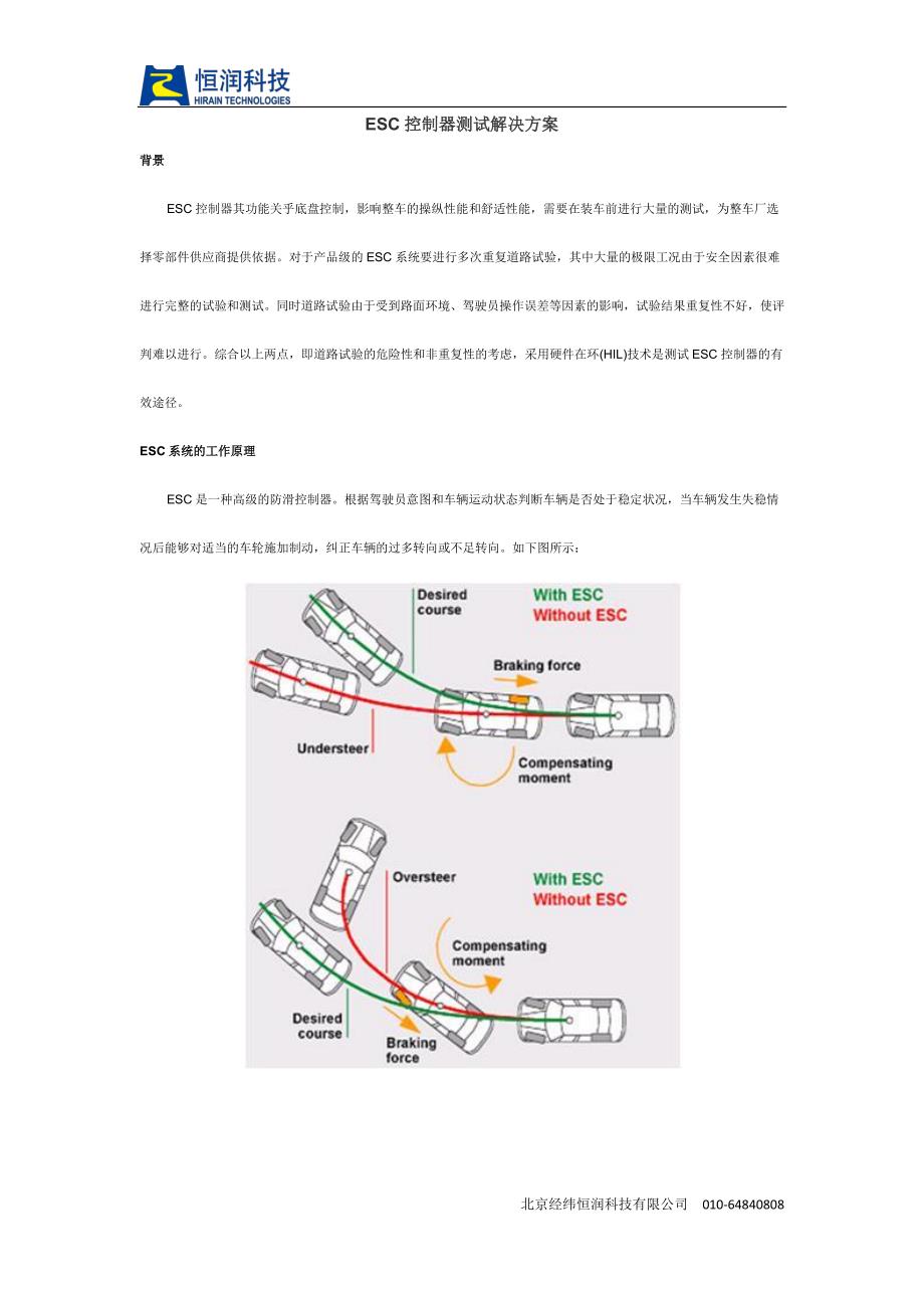 ESC控制器测试解决方案_第1页