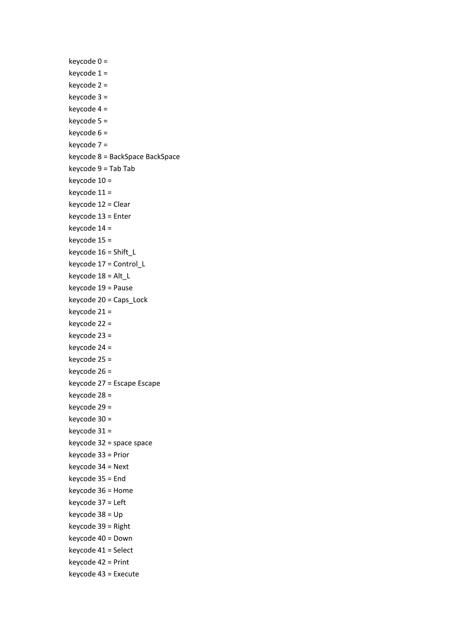 VB键盘字符代码_第3页