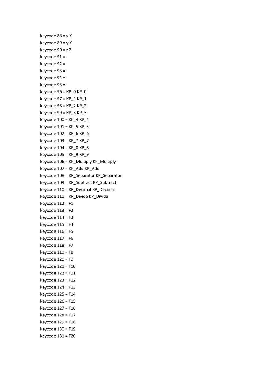 VB键盘字符代码_第5页