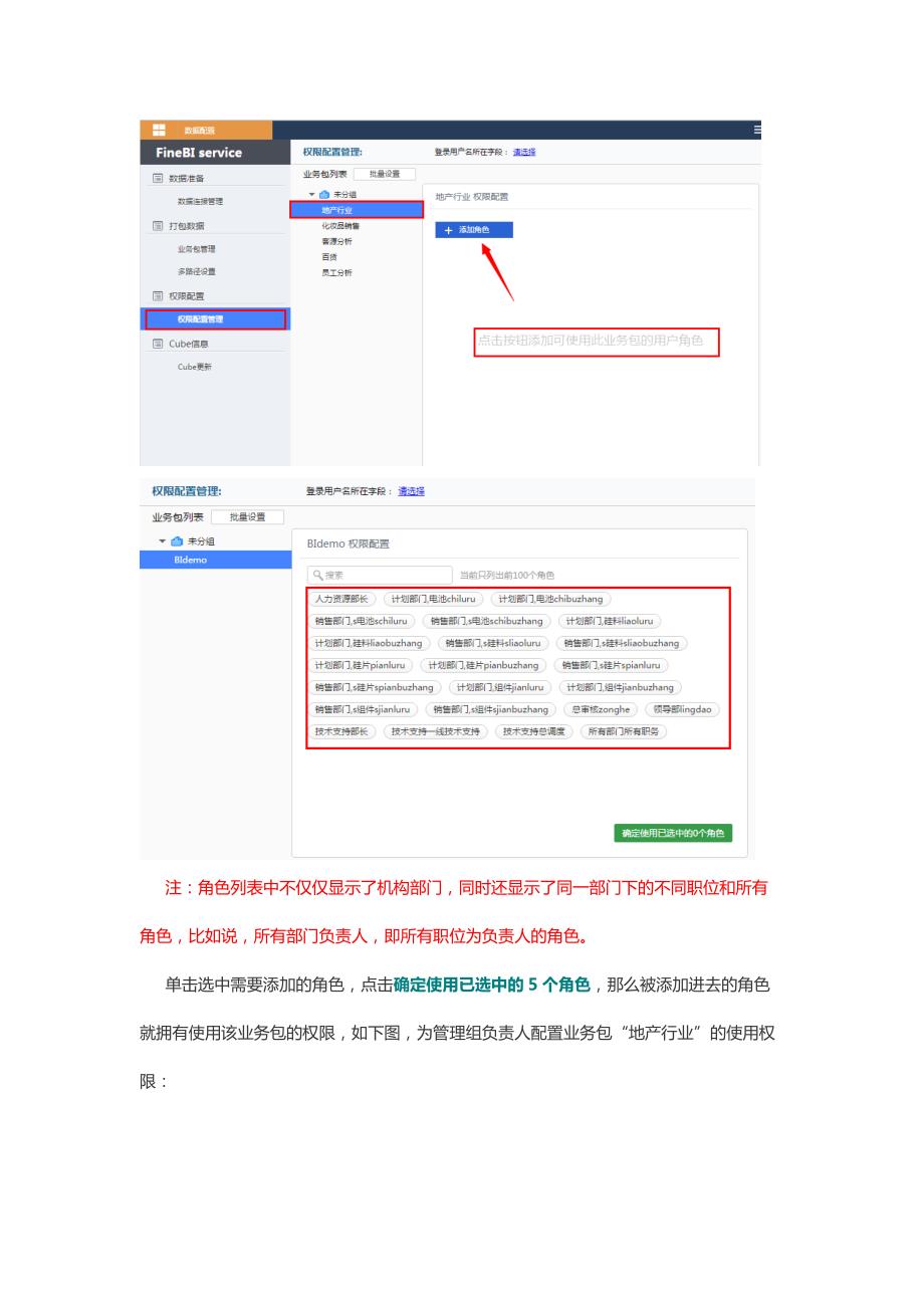 BI分析工具FineBI如何不设过滤条件分配业务包权限_第4页