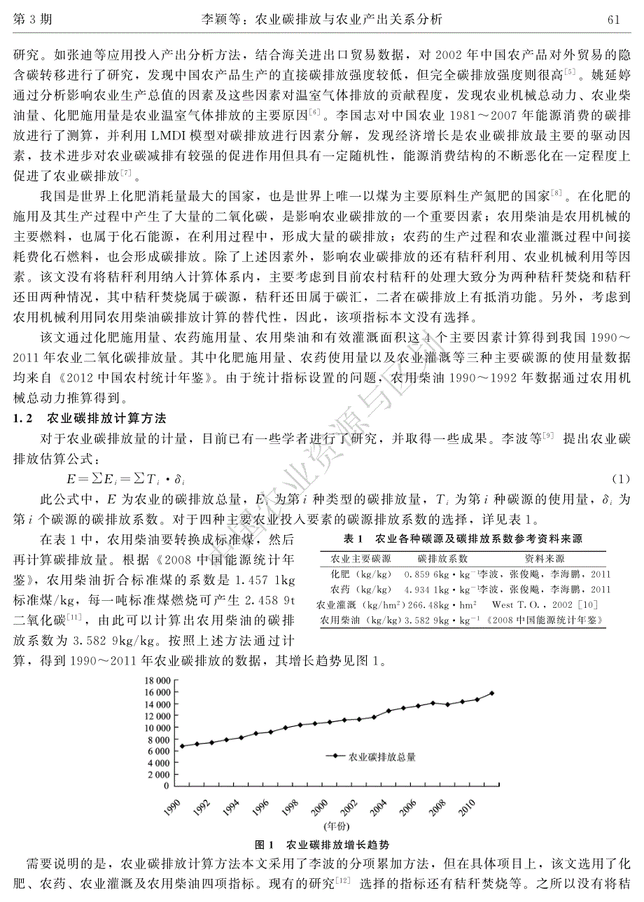 农业碳排放与农业产出关系分析_第2页