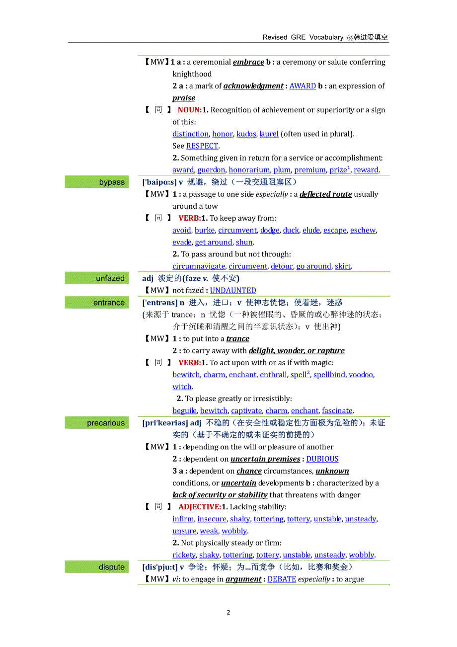 新g填空单词乱序版list1_第2页