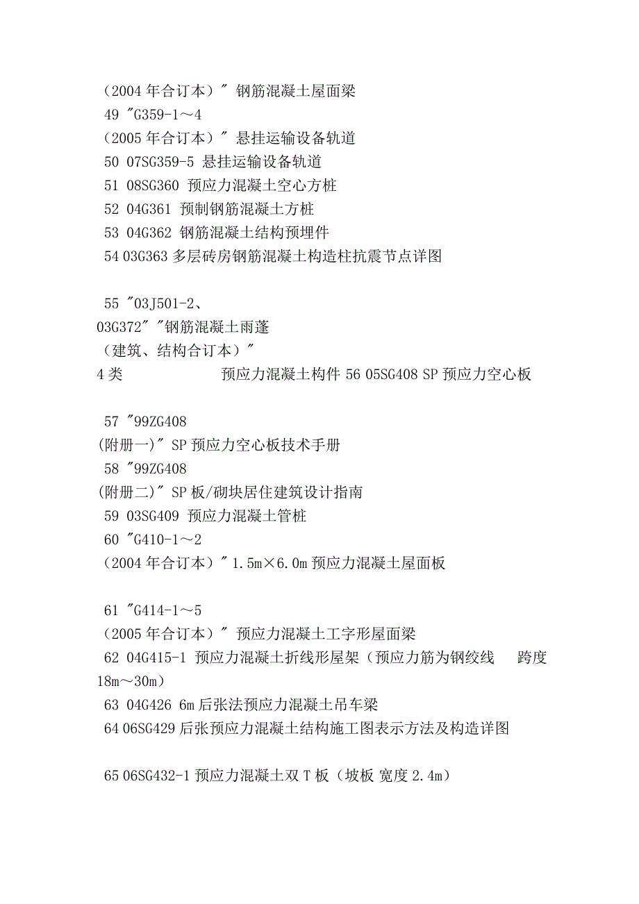 土木工程 结构专业的一切图集称号_第4页