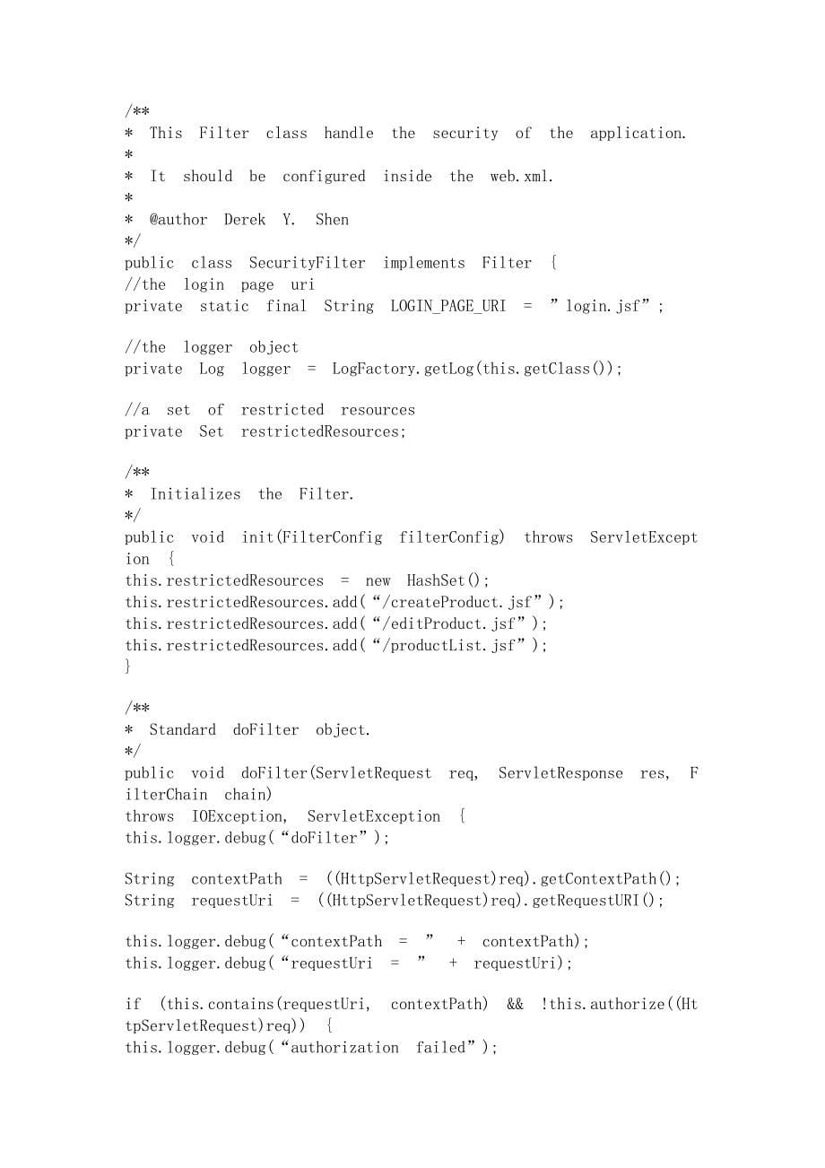 常用servlet过滤器_第5页