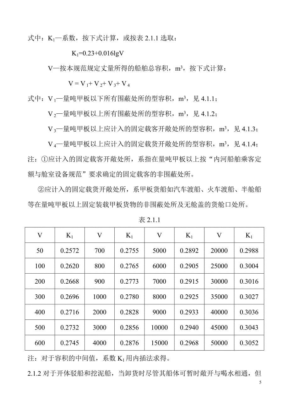 内河船舶吨位丈量规范_第5页