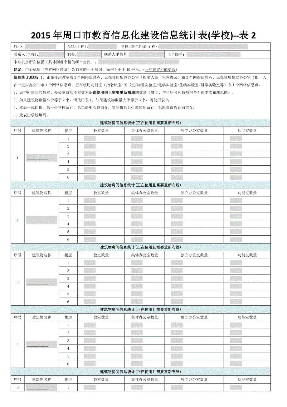 周口市教育信息化建设信息统计表(终稿)V_第2页