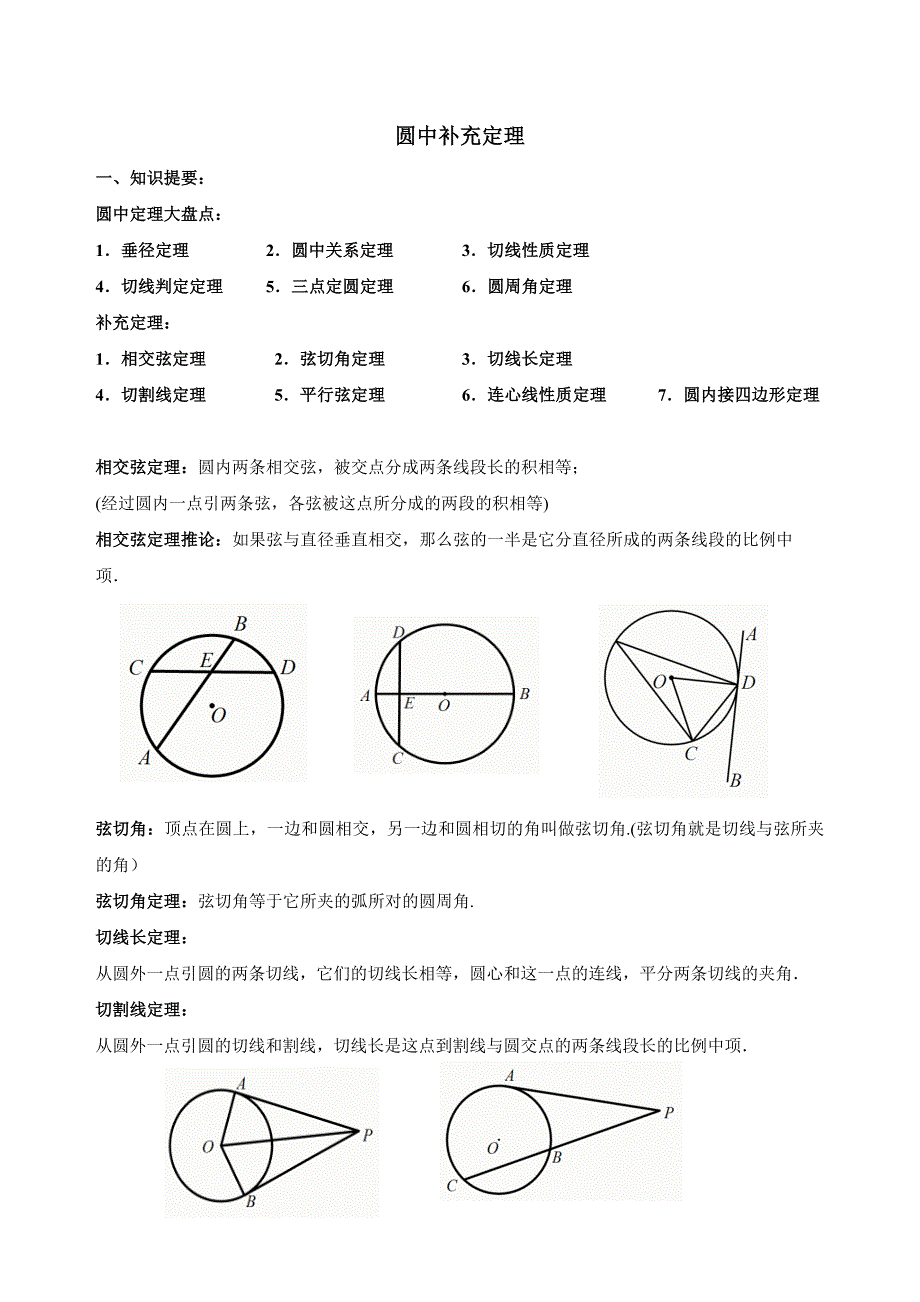 圆中补充定理_第1页